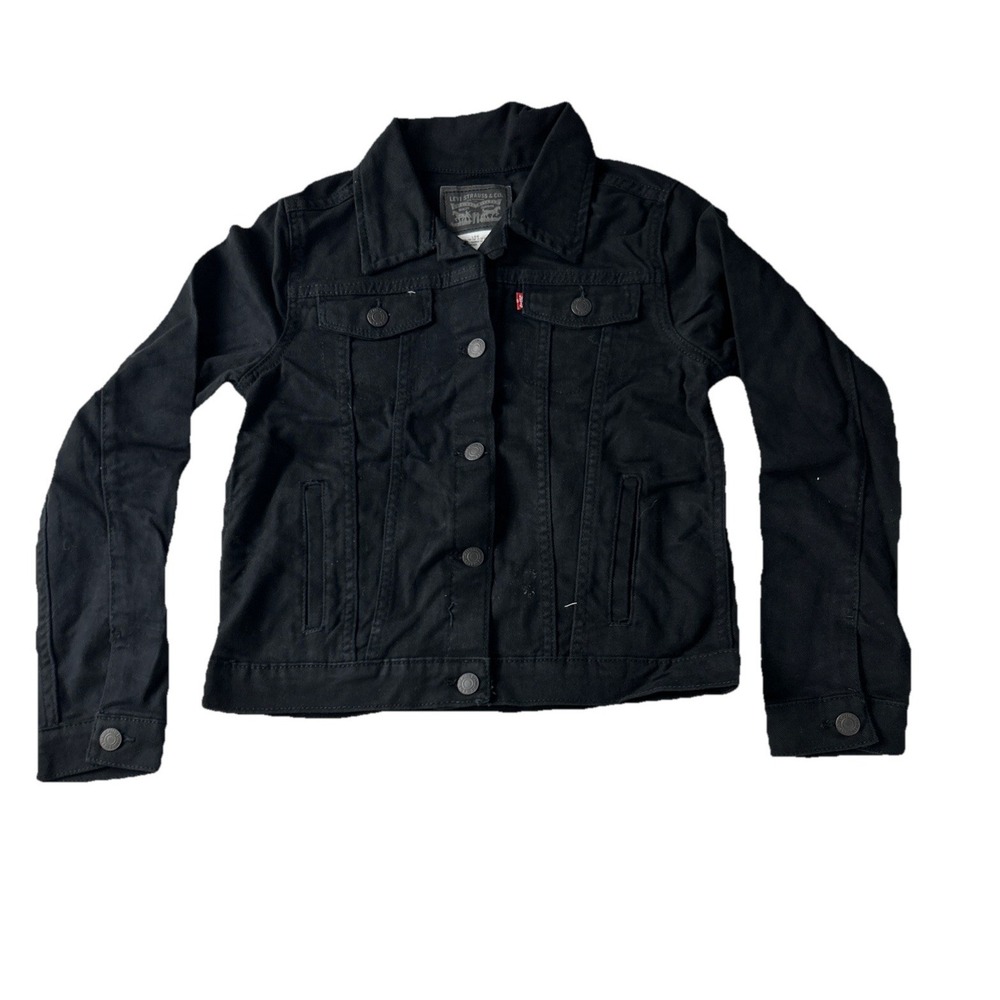 Levi's kids Denim Jacket Size Large Unisex Levi 12-13 Yrs Black
